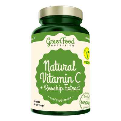 GreenFood Nutrition Natural Vitamin C + Hagebutten Extrakt