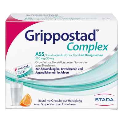 Grippostad Complex ASS/Pseudoephedrin bei Schnupfen und erkältun 20 stk von STADA Consumer Health Deutschlan PZN 16903477