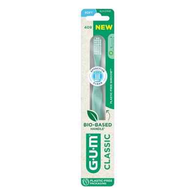 GUM Classic Zahnbürste kompakt weich (mit Gummikegel) Blister 1 stk von Sunstar Deutschland GmbH PZN 04549898
