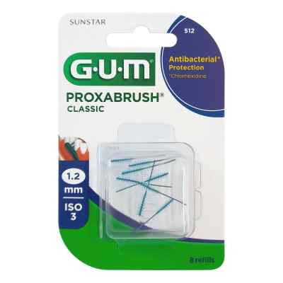Gum Proxabrush Classic Ersatzbürsten 1,2 Mm 8 stk von Sunstar Deutschland GmbH PZN 11347988