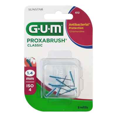 GUM PROXABRUSH® CLASSIC Ersatzbürsten 1,4 mm pink (Kerze) 