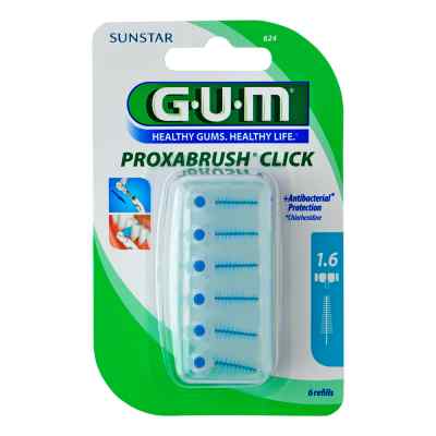 Gum Proxabrush Click Nachfüllpackung tanne 6 stk von Sunstar Deutschland GmbH PZN 01570107
