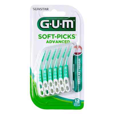 GUM SOFT-PICKS Advanced regular 12 stk von Sunstar Deutschland GmbH PZN 14365544