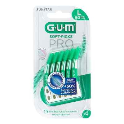 GUM SOFT-PICKS PRO Interdentalbürsten Large 60 stk von Sunstar Deutschland GmbH PZN 18468301