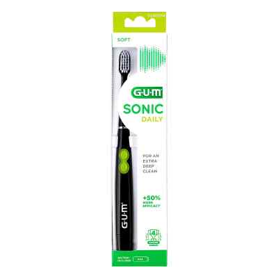 GUM SONIC DAILY Schallzahnbürste schwarz