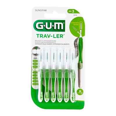 GUM® TRAV-LER® 1,1 mm grün (Tanne)  6 stk von Sunstar Deutschland GmbH PZN 09714391