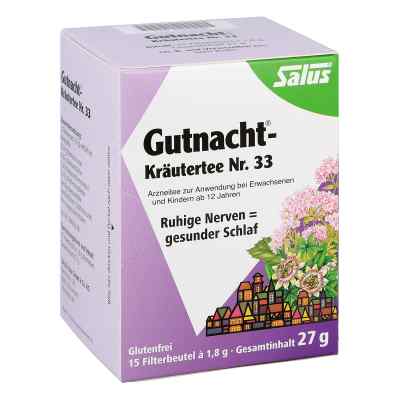 Gutnacht Kräutertee Nummer 3 3 Salus Filterbeutel 15 stk von SALUS Pharma GmbH PZN 00249828