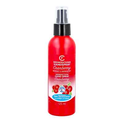 Handdesinfektionsspray Cranberry 125 ml von ApoHomeCare GmbH PZN 16742287