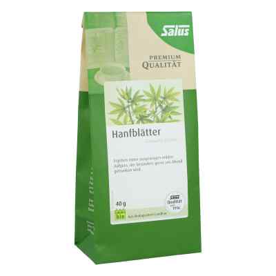 Hanfblätter Tee Bio Cannabis folium Salus 40 g von SALUS Pharma GmbH PZN 00225319