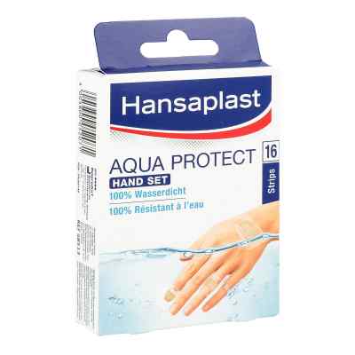 Hansaplast Aqua Protect Pflaster Hand Set 16 stk von Beiersdorf AG PZN 04285146