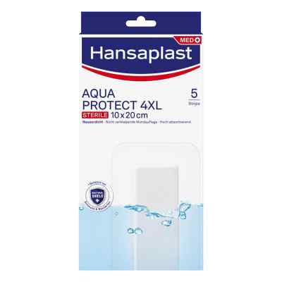 Hansaplast Aqua Protect Wundverband steril 10x20 Cm 5 stk von Beiersdorf AG PZN 17268540