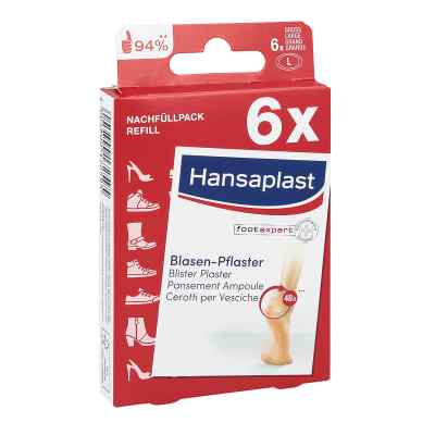 Hansaplast Blasenpflaster gross Nachfüllpack 6 stk von Beiersdorf AG PZN 12421557