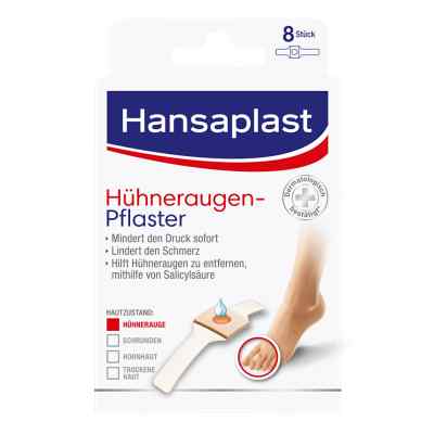 Hansaplast Hühneraugenpflaster 8 stk von Beiersdorf AG PZN 10779964