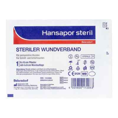 Hansapor steril Wundverband 8x10 cm 1 stk von Beiersdorf AG PZN 12439965