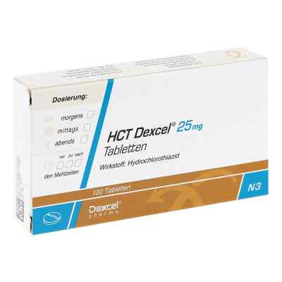 HCT Dexcel 25mg 100 stk von Dexcel Pharma GmbH PZN 07745996
