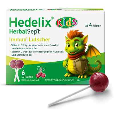 Hedelix Herbalsept Immun Lutscher Kids 6 stk von Dr. Theiss Naturwaren GmbH PZN 19927403