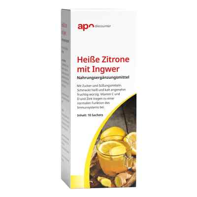 Heisse Zitrone mit Ingwer von apodiscounter 10X5 g von apo.com Group GmbH PZN 18826634