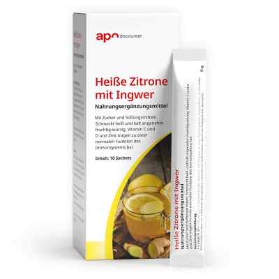 Heisse Zitrone mit Ingwer von apodiscounter