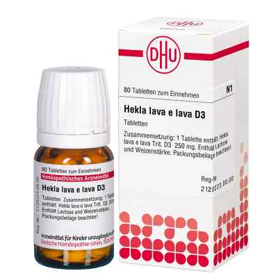 Hekla lava e lava D3 Tabletten 80 stk von DHU-Arzneimittel GmbH & Co. KG PZN 11111530