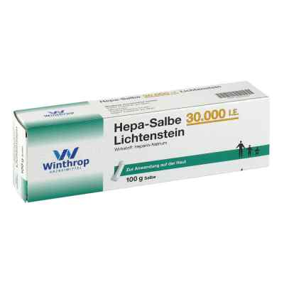 Hepa-Salbe 30000 internationale Einheiten Lichtenstein 100 g von Zentiva Pharma GmbH PZN 03970207