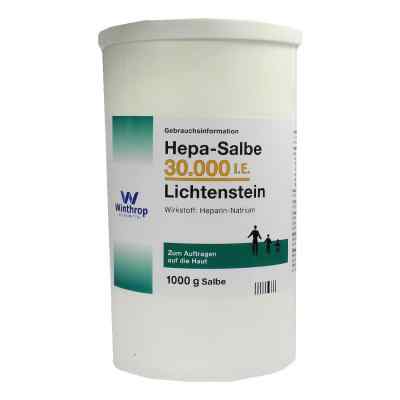 Hepa-Salbe 30000 internationale Einheiten Lichtenstein 1000 g von Zentiva Pharma GmbH PZN 04345256