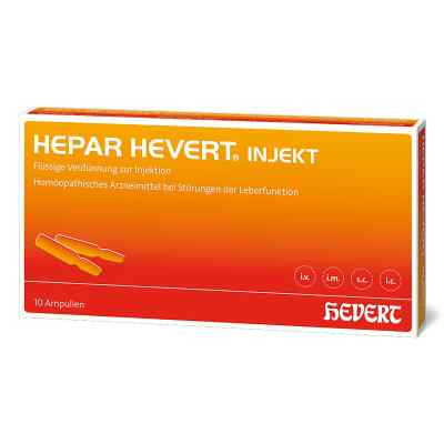 Hepar Hevert injekt Ampullen 10 stk von Hevert Arzneimittel GmbH & Co. K PZN 13923829