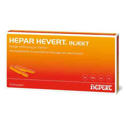 Hepar Hevert injekt Ampullen 10 stk von Hevert-Arzneimittel GmbH & Co. K PZN 13923829