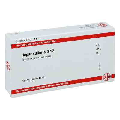 Hepar Sulfuris D12 Ampullen 8X1 ml von DHU-Arzneimittel GmbH & Co. KG PZN 11706341