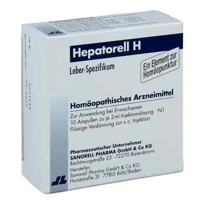 Hepatorell H Ampullen 10X2 ml von Sanorell Pharma GmbH PZN 00564369