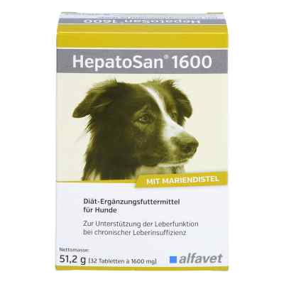 Hepatosan 1600 Ergänzungsfuttermittel für Hunde Tabletten