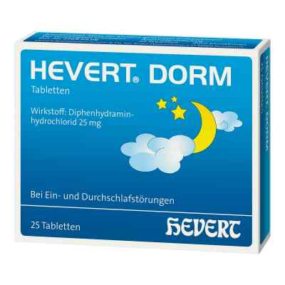 Hevert Dorm Tabletten 25 stk von Hevert Arzneimittel GmbH & Co. K PZN 16684644