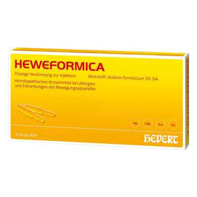 Heweformica Ampullen 10 stk von Hevert-Arzneimittel GmbH & Co. K PZN 02777253