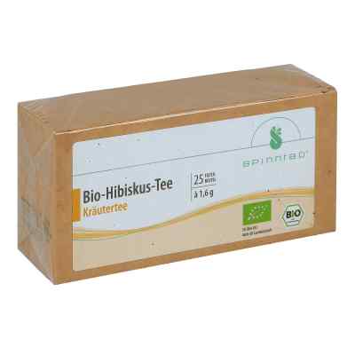 Hibiskus Bio Tee Filterbeutel 25 stk von Spinnrad GmbH PZN 10093126
