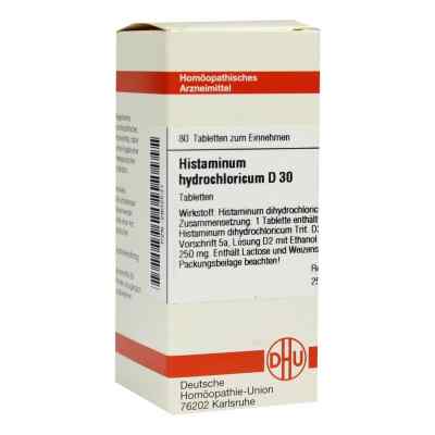 Histaminum Hydrochloricum D30 Tabletten 80 stk von DHU-Arzneimittel GmbH & Co. KG PZN 02802531