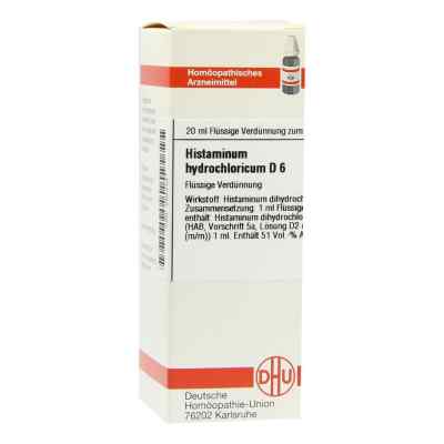 Histaminum Hydrochloricum D6 Dilution 20 ml von DHU-Arzneimittel GmbH & Co. KG PZN 02924487