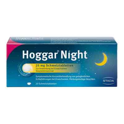 Hoggar Night 25 mg Doxylamin Schlaf-Schmelztabletten 20 stk von STADA GmbH PZN 14144168