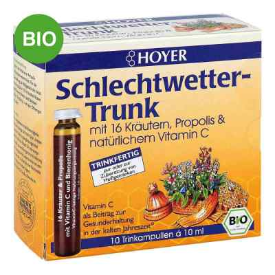 Hoyer Schlechtwetter Trunk Trinkampullen 10X10 ml von HOYER GmbH PZN 02002718