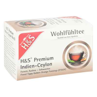 H&s Schwarztee Premium Indien-ceylon Filterbeutel 20X1.8 g von H&S Tee - Gesellschaft mbH & Co. PZN 07141301