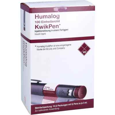 Humalog 100 Einheiten/ml KwikPen 3ml 10 stk von kohlpharma GmbH PZN 05460367