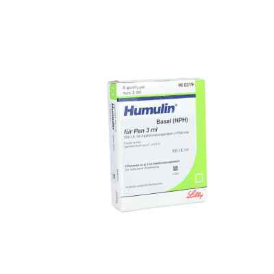 Humulin Basal (NPH) Pen Patrone 3ml 5X3 ml von kohlpharma GmbH PZN 02817604