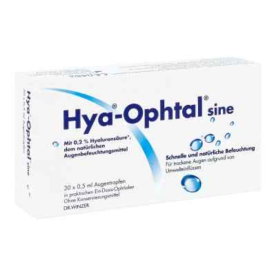 Hya Ophtal Sine 30X0.5 ml von Dr. Winzer Pharma GmbH PZN 16507362