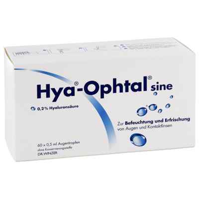 Hya Ophtal sine Augentropfen 60X0.5 ml von Dr. Winzer Pharma GmbH PZN 04394728