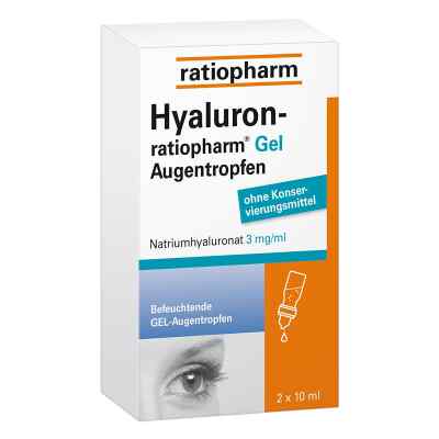 Hyaluron ratiopharm Gel Augentropfen 2X10 ml von ratiopharm GmbH PZN 16878437