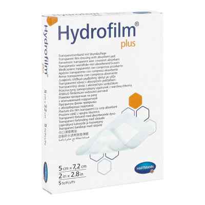 Hydrofilm Plus Transparentverband 5x7,2 cm 5 stk von PAUL HARTMANN AG PZN 04605705