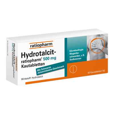 Hydrotalcit-ratiopharm 500mg 50 stk von ratiopharm GmbH PZN 07106003