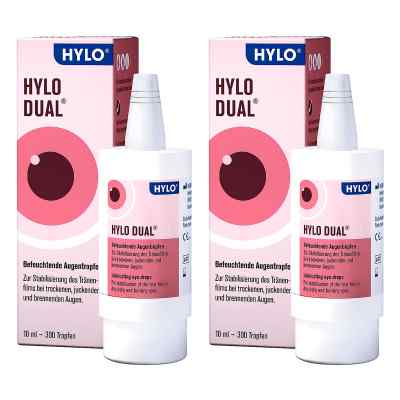 Hylo Dual Augentropfen 2x10 ml von URSAPHARM Arzneimittel GmbH PZN 08104542
