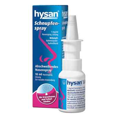 HYSAN Schnupfenspray 1mg/ml Lösung 10 ml von URSAPHARM Arzneimittel GmbH PZN 06587271