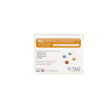 Ibu Aiwa 400 mg Filmtabletten 20 stk von T & D Pharma GmbH PZN 15505208