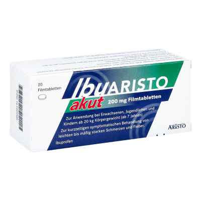 Ibuaristo akut 200 mg Filmtabletten 20 stk von Aristo Pharma GmbH PZN 16160266