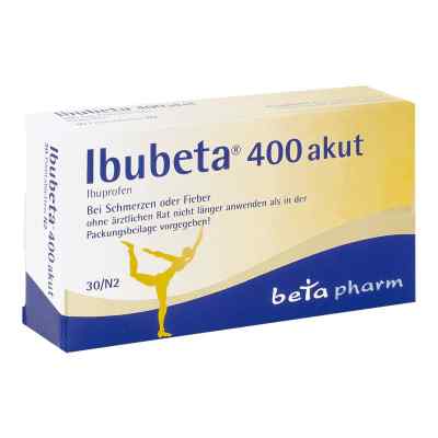 Ibubeta 400 Akut Filmtabletten 30 stk von betapharm Arzneimittel GmbH PZN 16225333